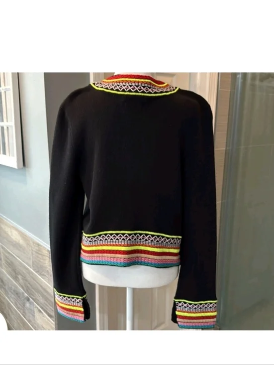 alice + oliva embroidered open front jacket Size XS - Picture 9 of 15